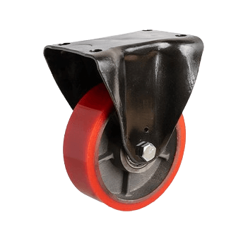 Injection-Moulded PU on Cast Iron Core Trolley Wheels